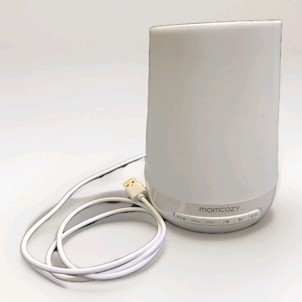 Momcozy Smart White Noise Sound Machine 34 Sounds Night Light App Control